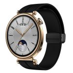 Huawei Watch GT 4 41 mm mágneses szilikon szíj fekete 3