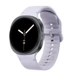 Samsung Galaxy Watch 8 bújtatós szilikon szíj levendulakék 2