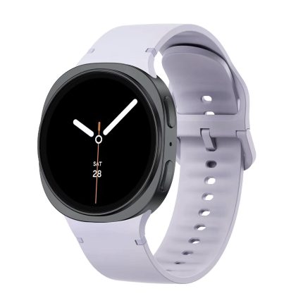 Samsung Galaxy Watch 8 bújtatós szilikon szíj levendulakék 2