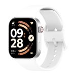 Xiaomi Redmi Watch 6 eredeti stílusú hagyományos csatos szilikon szíj fehér 2