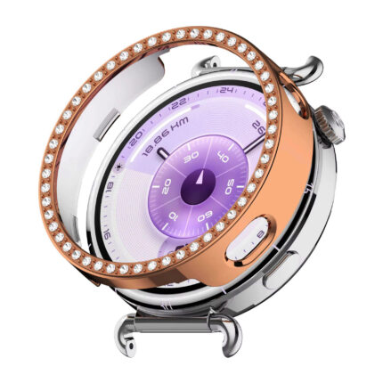 Huawei Watch GT 6 41 mm okosóra rózsaarany strasszköves pc tok 6