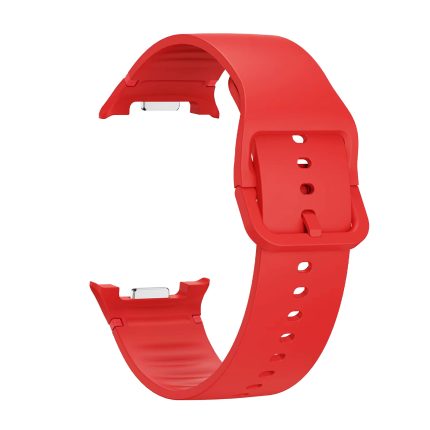 Samsung Galaxy Watch 8 bújtatós szilikon szíj piros 1