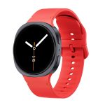 Samsung Galaxy Watch 8 bújtatós szilikon szíj piros 2