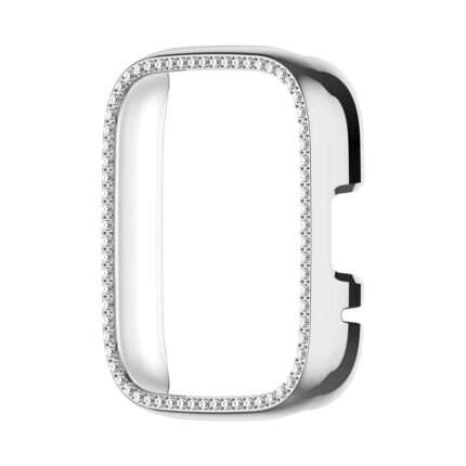 Xiaomi Redmi Watch 3 Active okosóra ezüst strasszköves pc tok 1