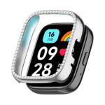 Xiaomi Redmi Watch 3 Active okosóra ezüst strasszköves pc tok 2