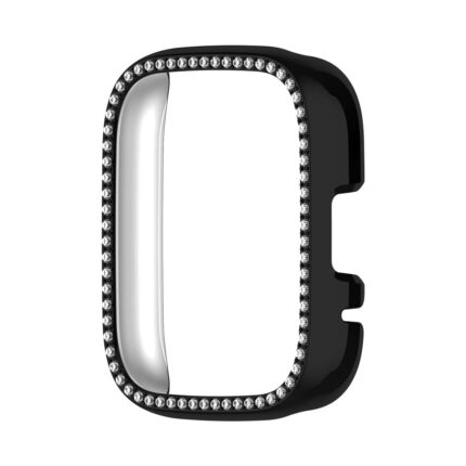 Xiaomi Redmi Watch 3 Active okosóra fekete strasszköves pc tok 1