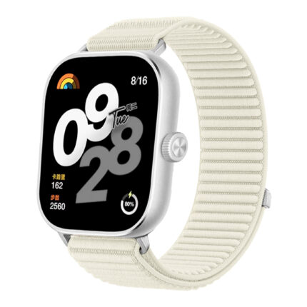Xiaomi Redmi Watch 4 nylon szíj bézs 1