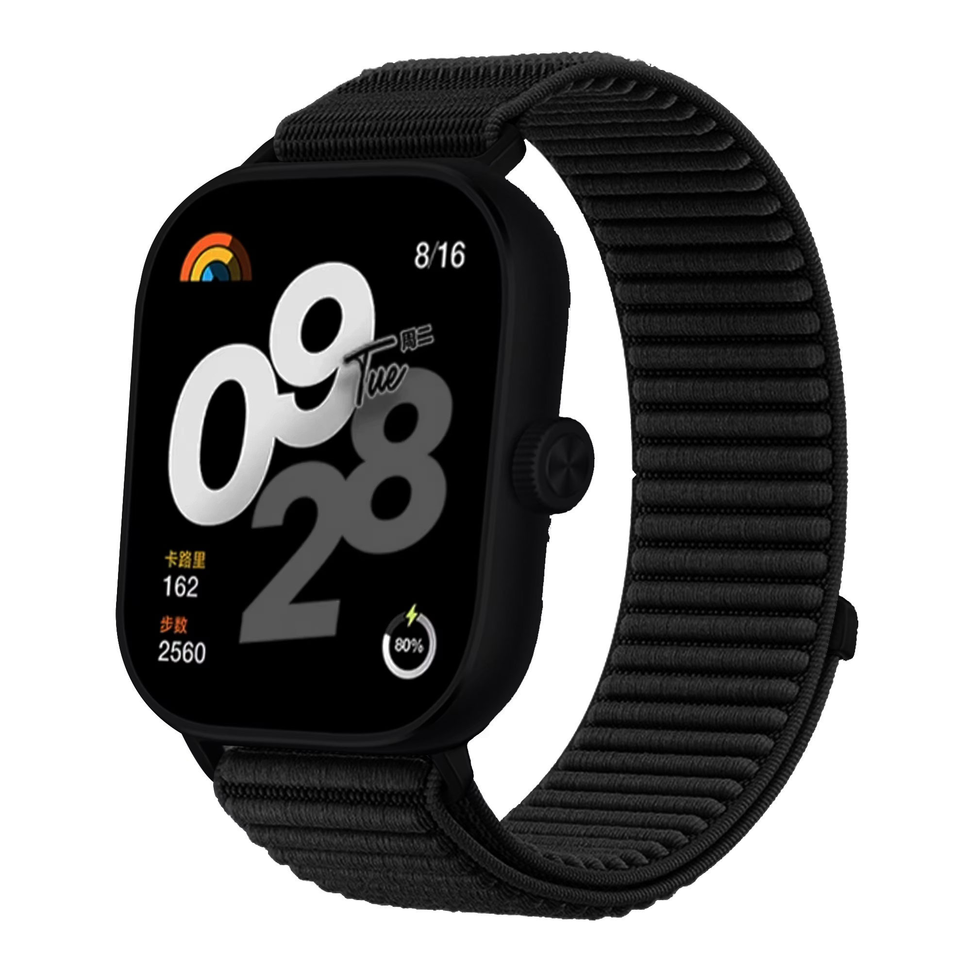 Xiaomi Redmi Watch 4 nylon szíj fekete 1 Xiaomi Redmi Watch 4 nylon szíj fekete 1