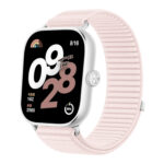 Xiaomi Redmi Watch 4 nylon szíj púderrózsaszín 1