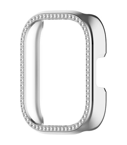 Xiaomi Redmi Watch 5 Active okosóra ezüst strasszköves pc tok 1