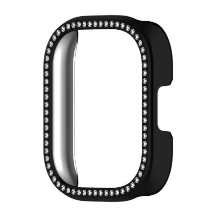 Xiaomi Redmi Watch 5 Active okosóra fekete strasszköves pc tok 1