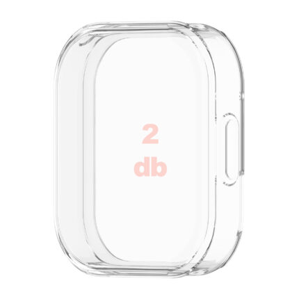 Xiaomi Redmi Watch 6 Active kijelzővédős átlátszó szilikon tok 5