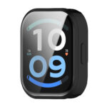 Xiaomi Redmi Watch 6 Active kijelzővédős fekete szilikon tok 3