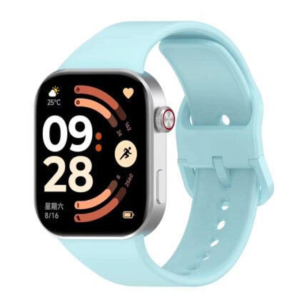 Xiaomi Redmi Watch 6 eredeti stílusú hagyományos csatos szilikon szíj babakék 2