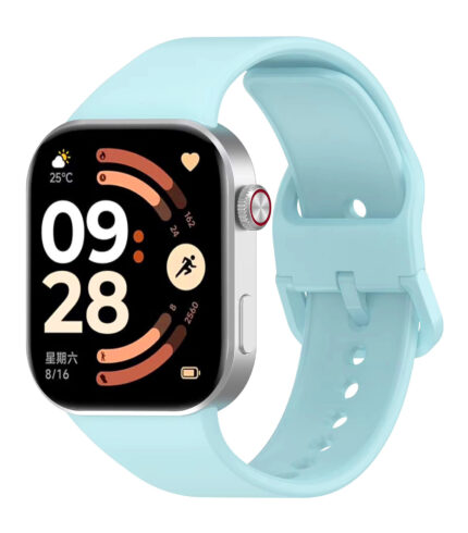 Xiaomi Redmi Watch 6 eredeti stílusú hagyományos csatos szilikon szíj babakék 2