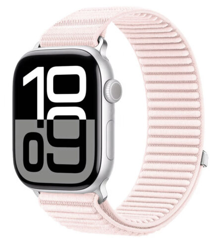 Xiaomi Redmi Watch 6 nylon szíj púderrózsaszín 1