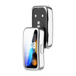 Huawei Band 10 kijelzővédős ezüst szilikon tok 3